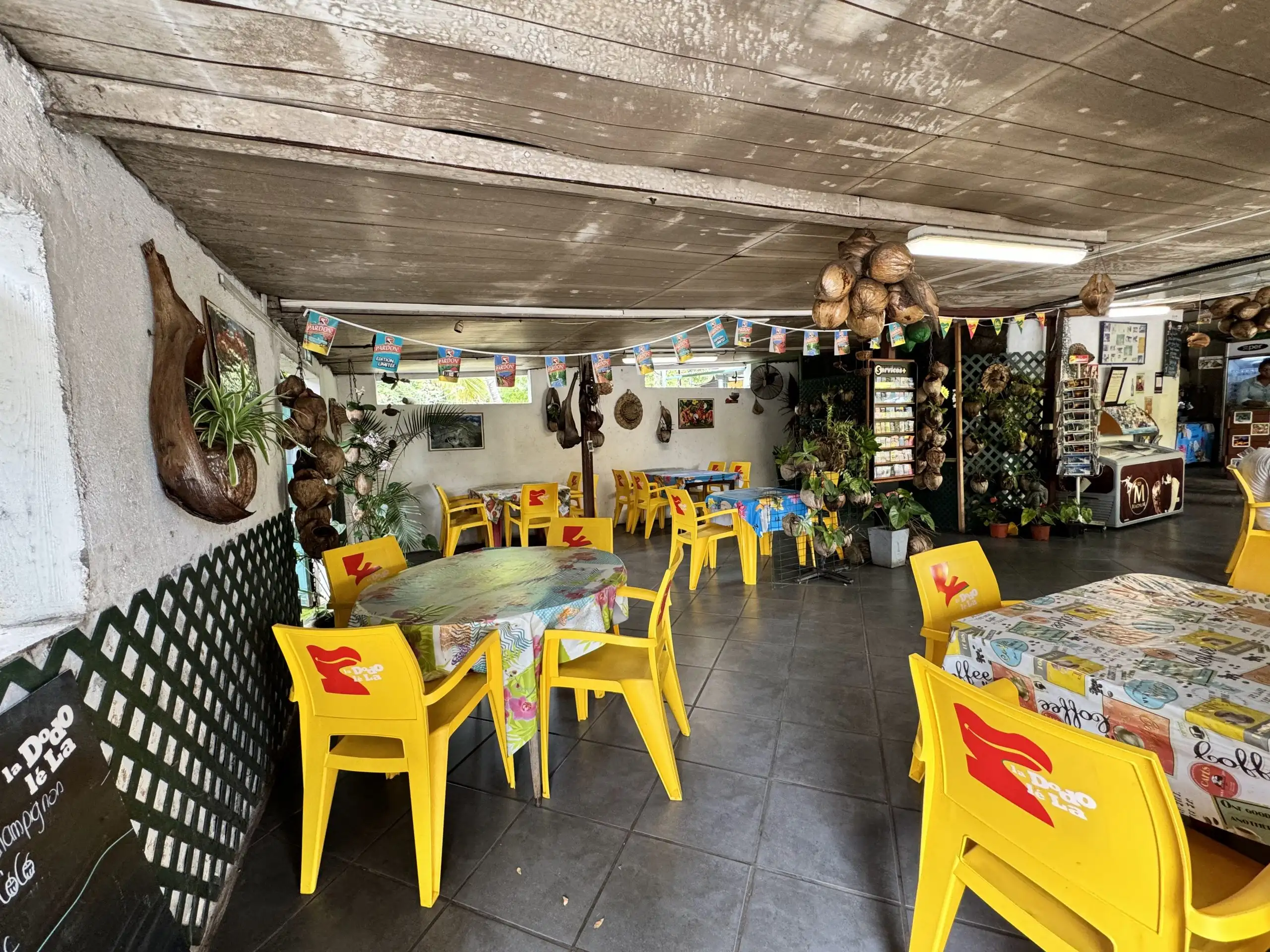 Le Palais de l'eau de coco à Saint-Paul