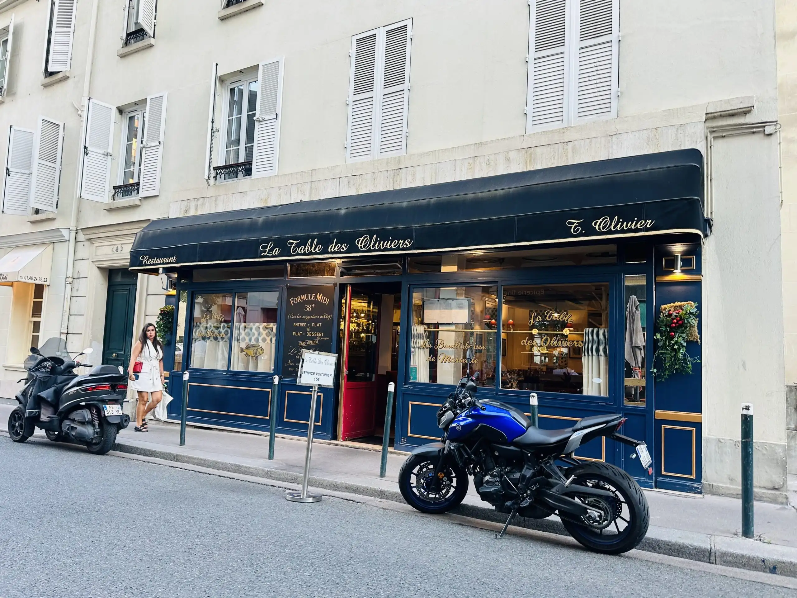 La Table des Oliviers à Neuilly-sur-Seine