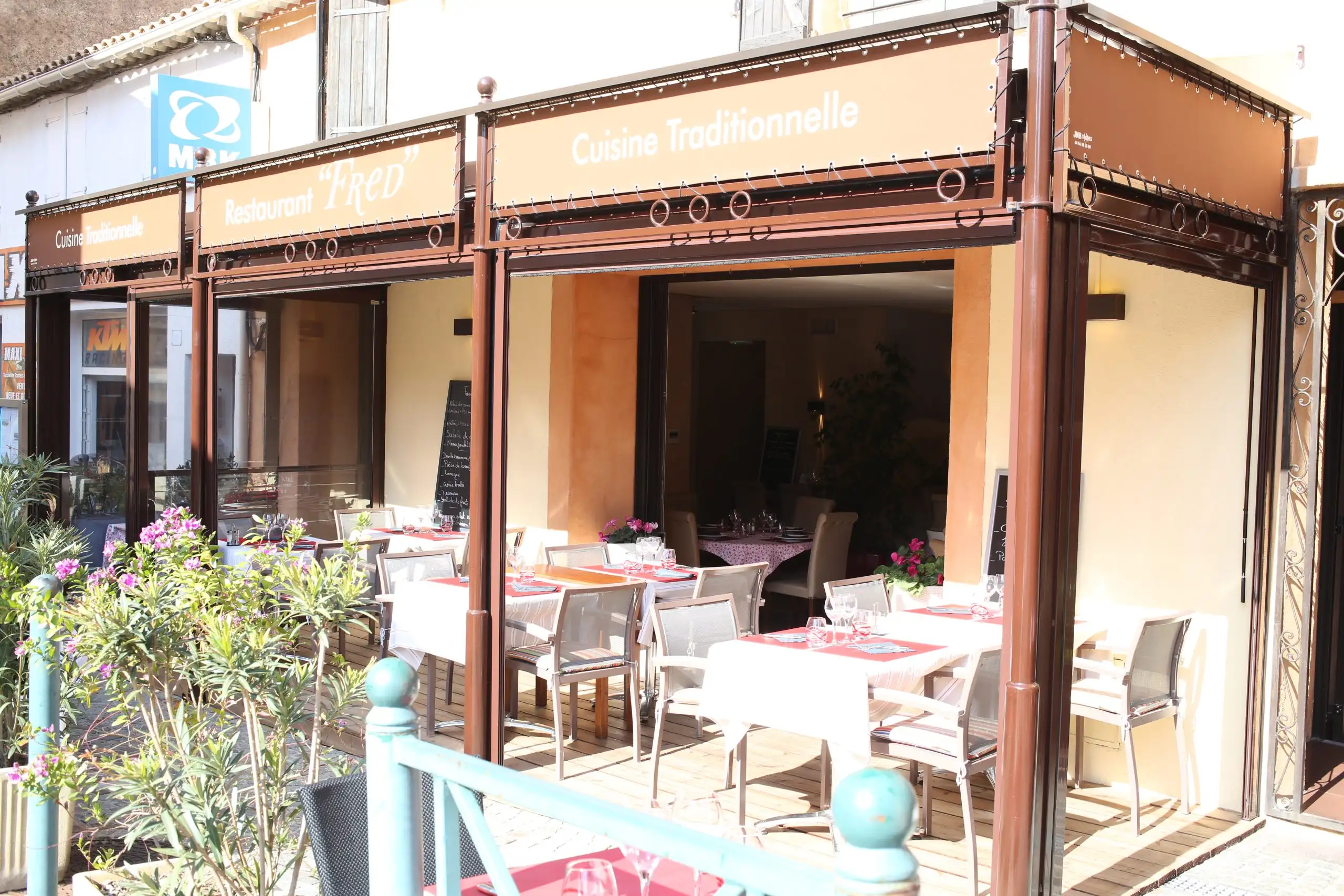 La table du marche chez fred à Sainte-Maxime