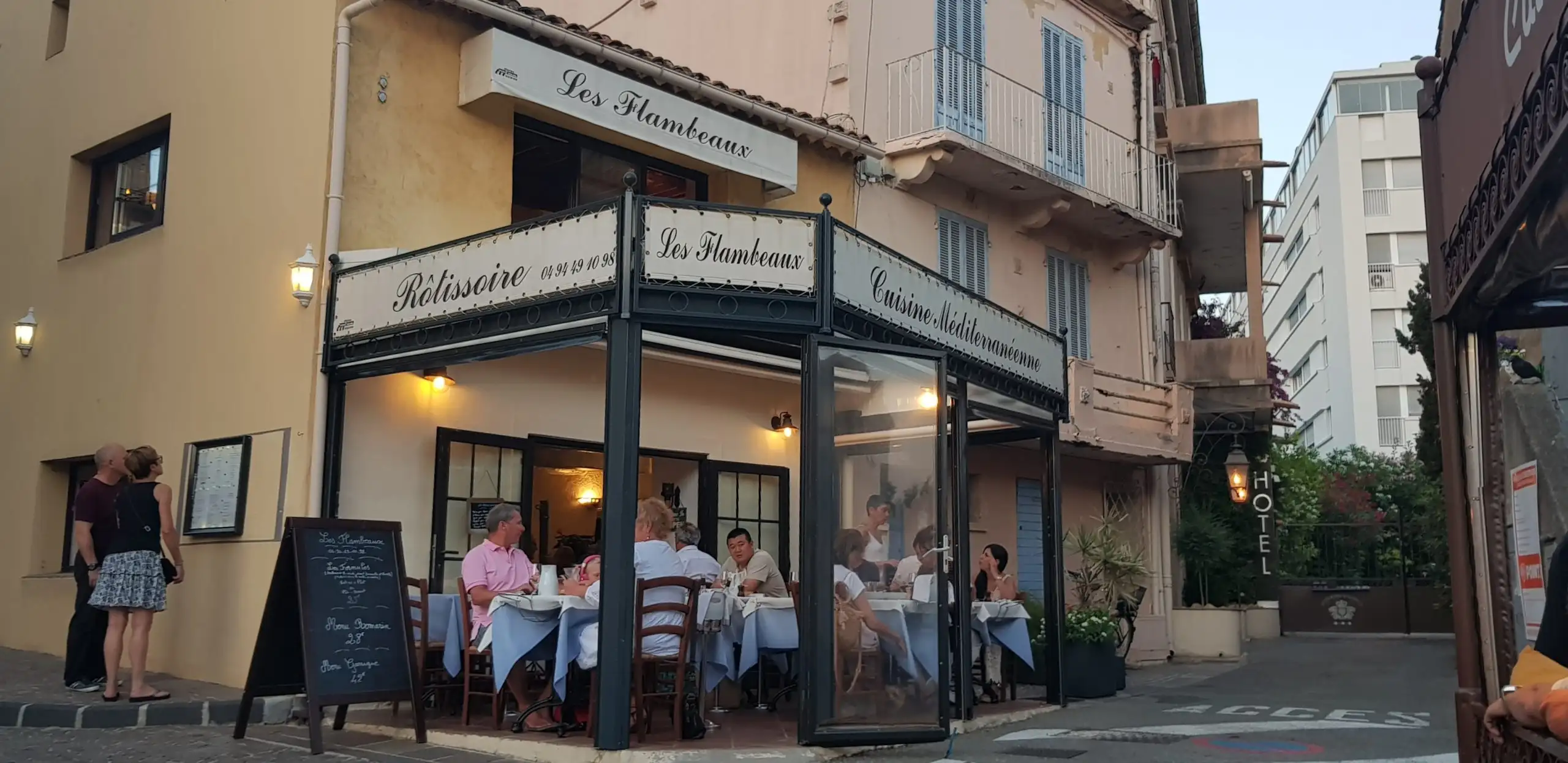 Restaurant Les Flambeaux à Sainte-Maxime