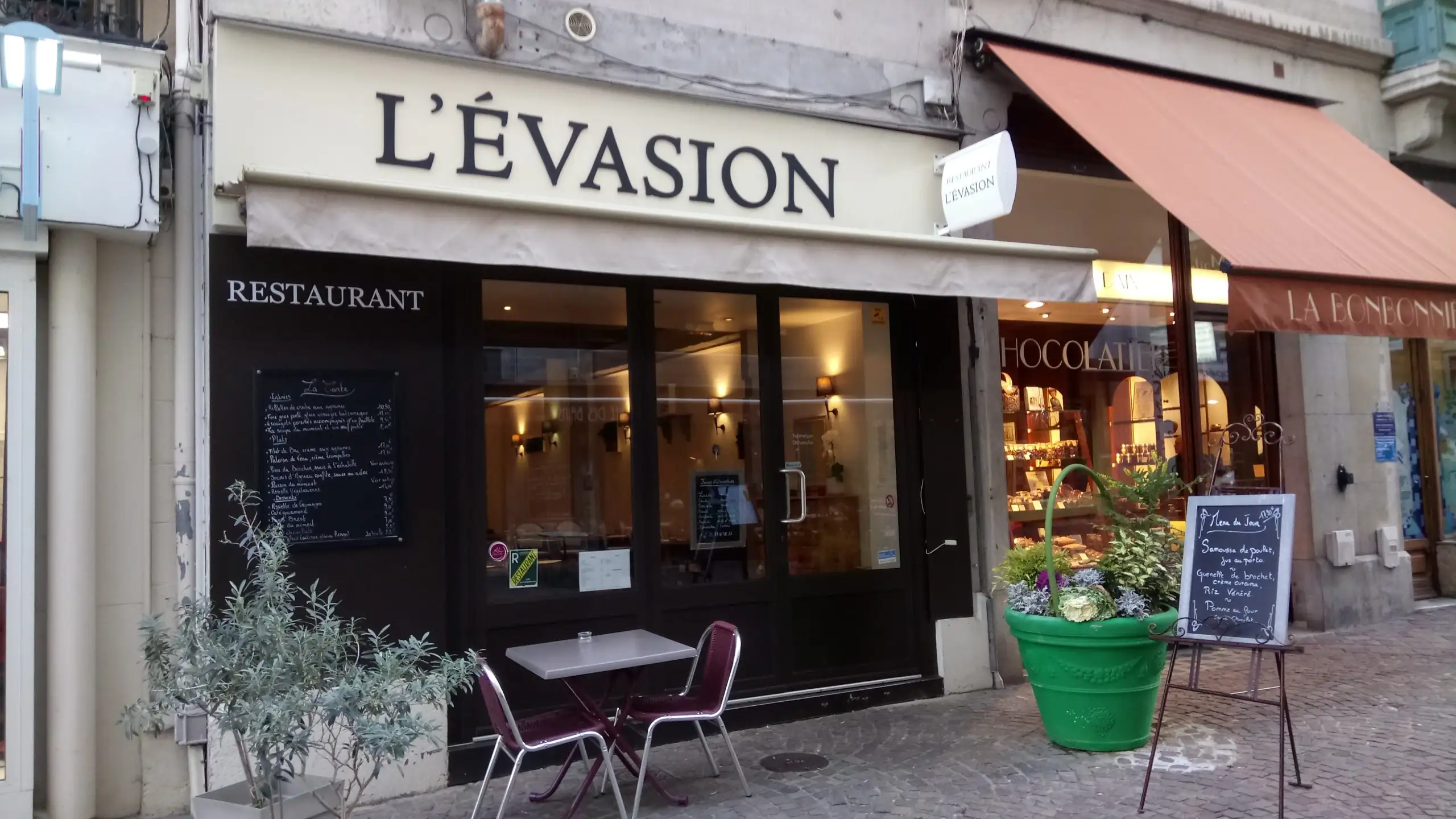 l'évasion à Aix-les-Bains