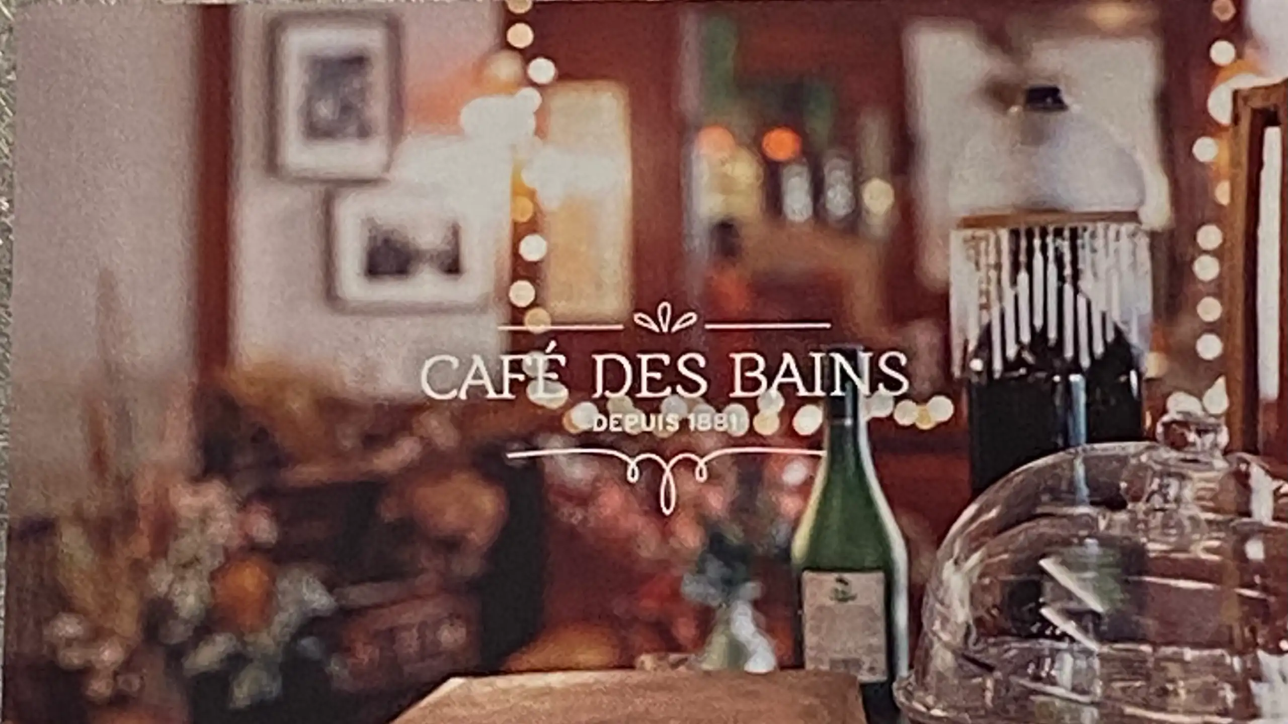Restaurant Café des Bains à Aix-les-Bains