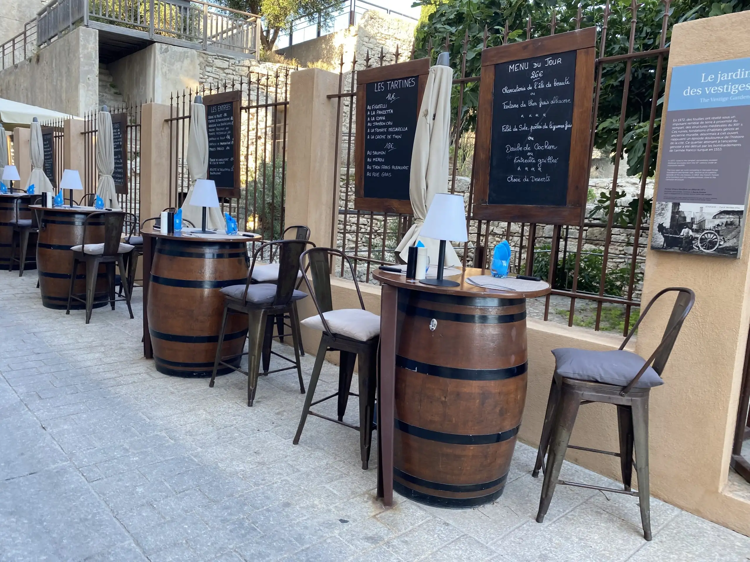 Café Des Vestiges à Bonifacio