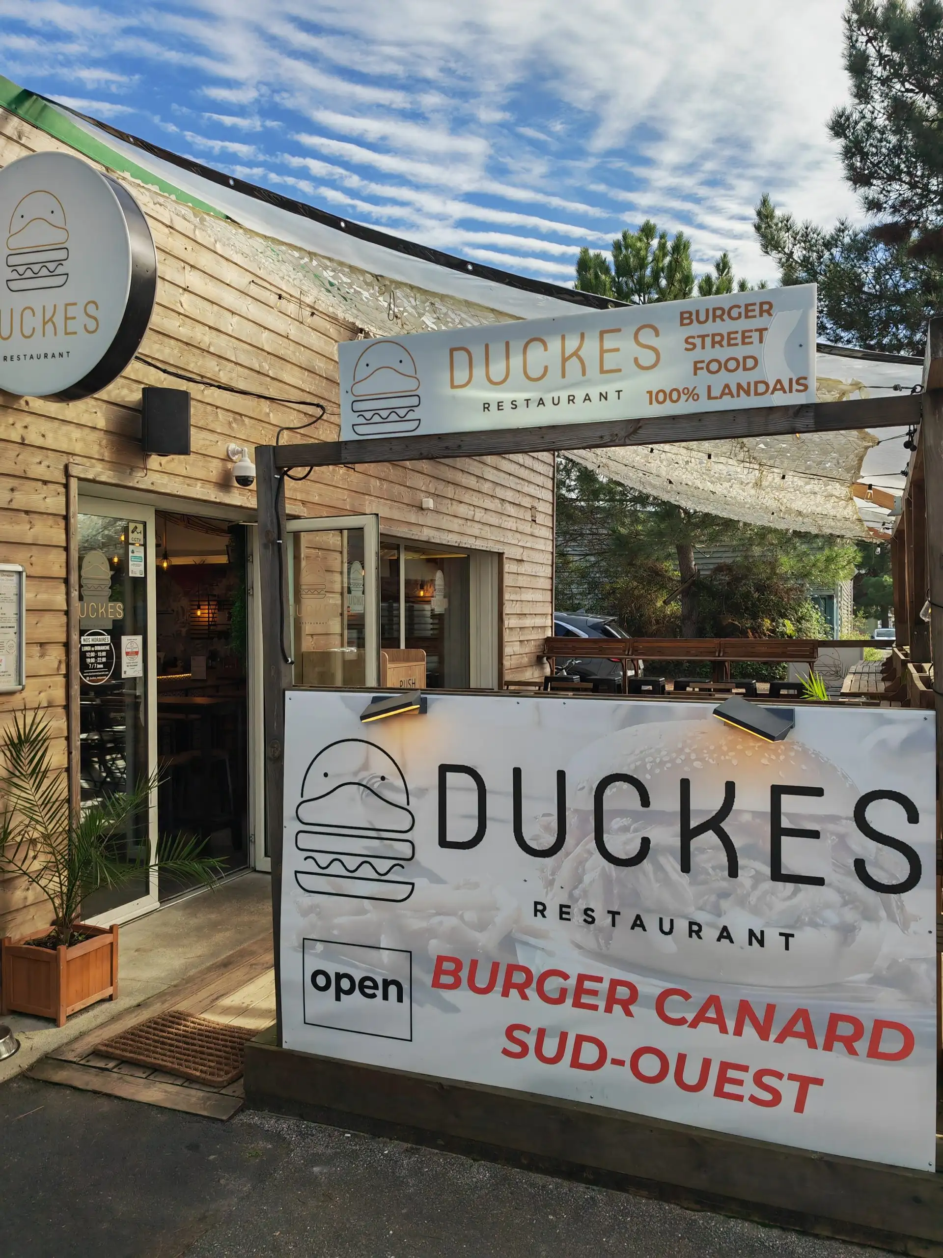 Duckes restaurant à Soorts-Hossegor