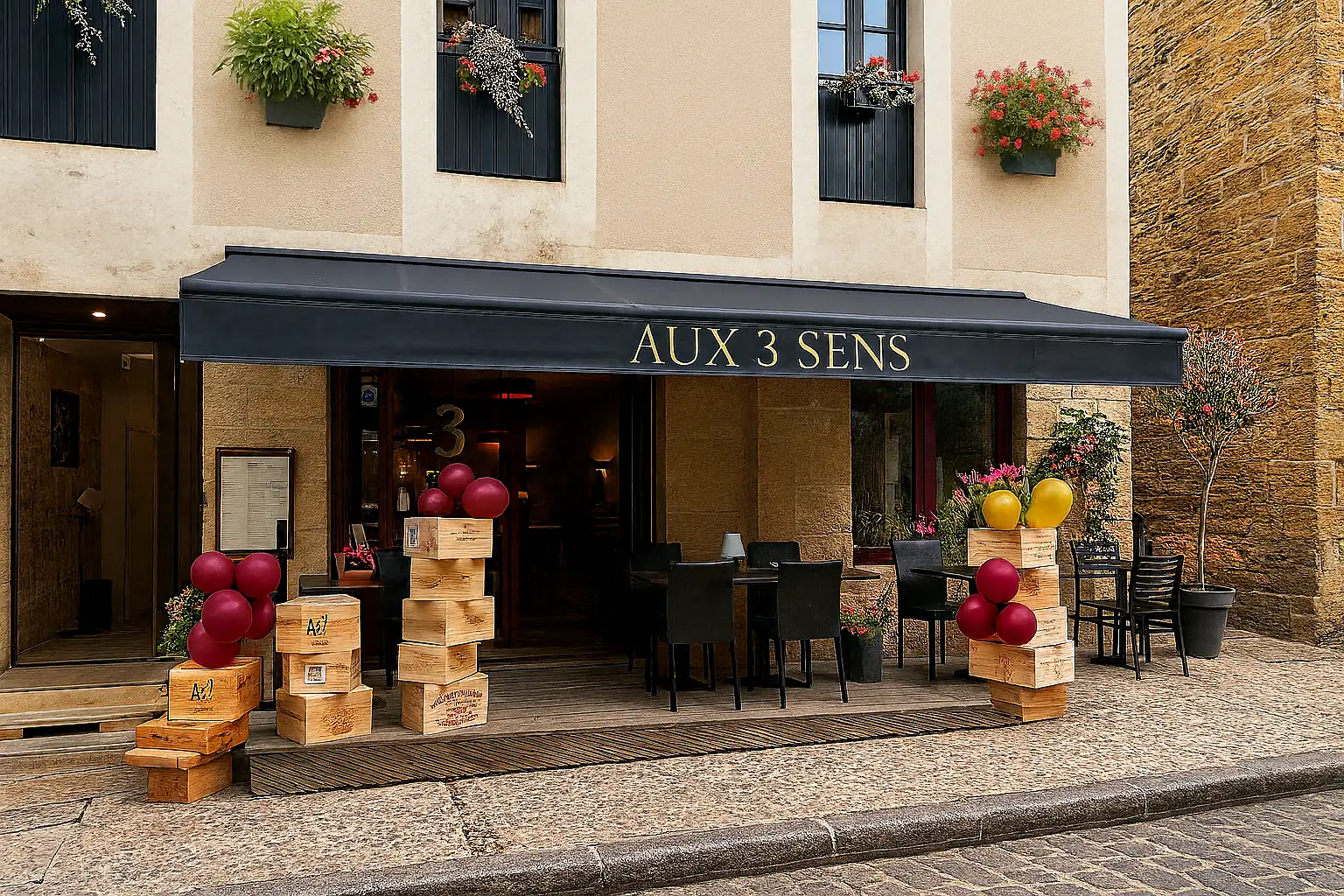 Restaurant AUX 3 Sens à Sarlat-la-Canéda