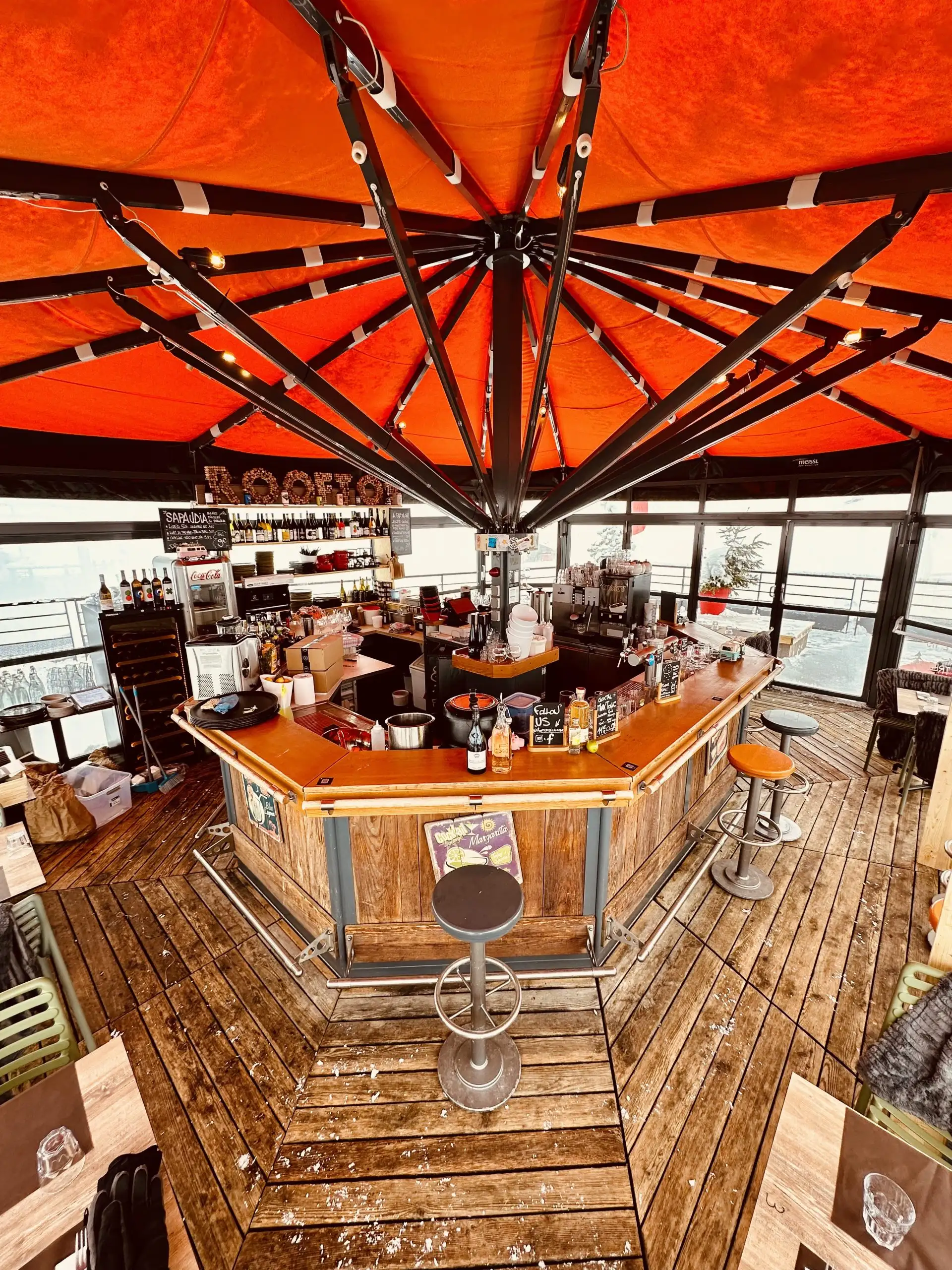 Le Rooftop de l'Altiport à Bourg-Saint-Maurice