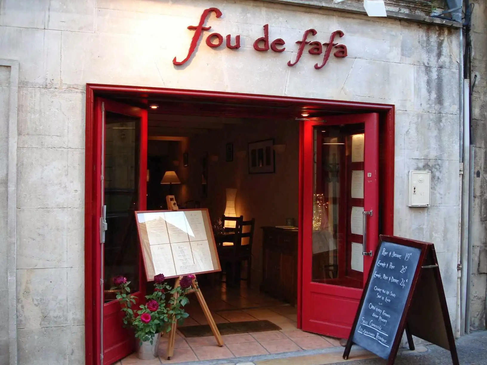 Restaurant Fou de Fafa à Avignon