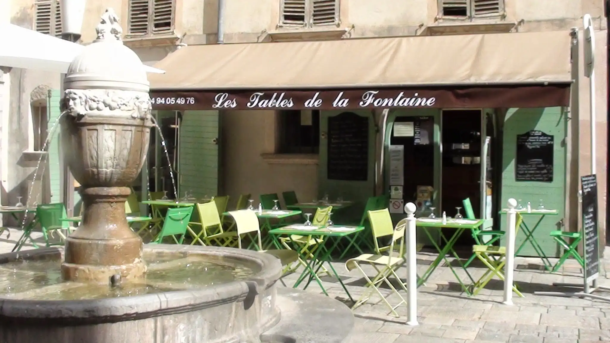 Les Tables de la Fontaine à Toulon