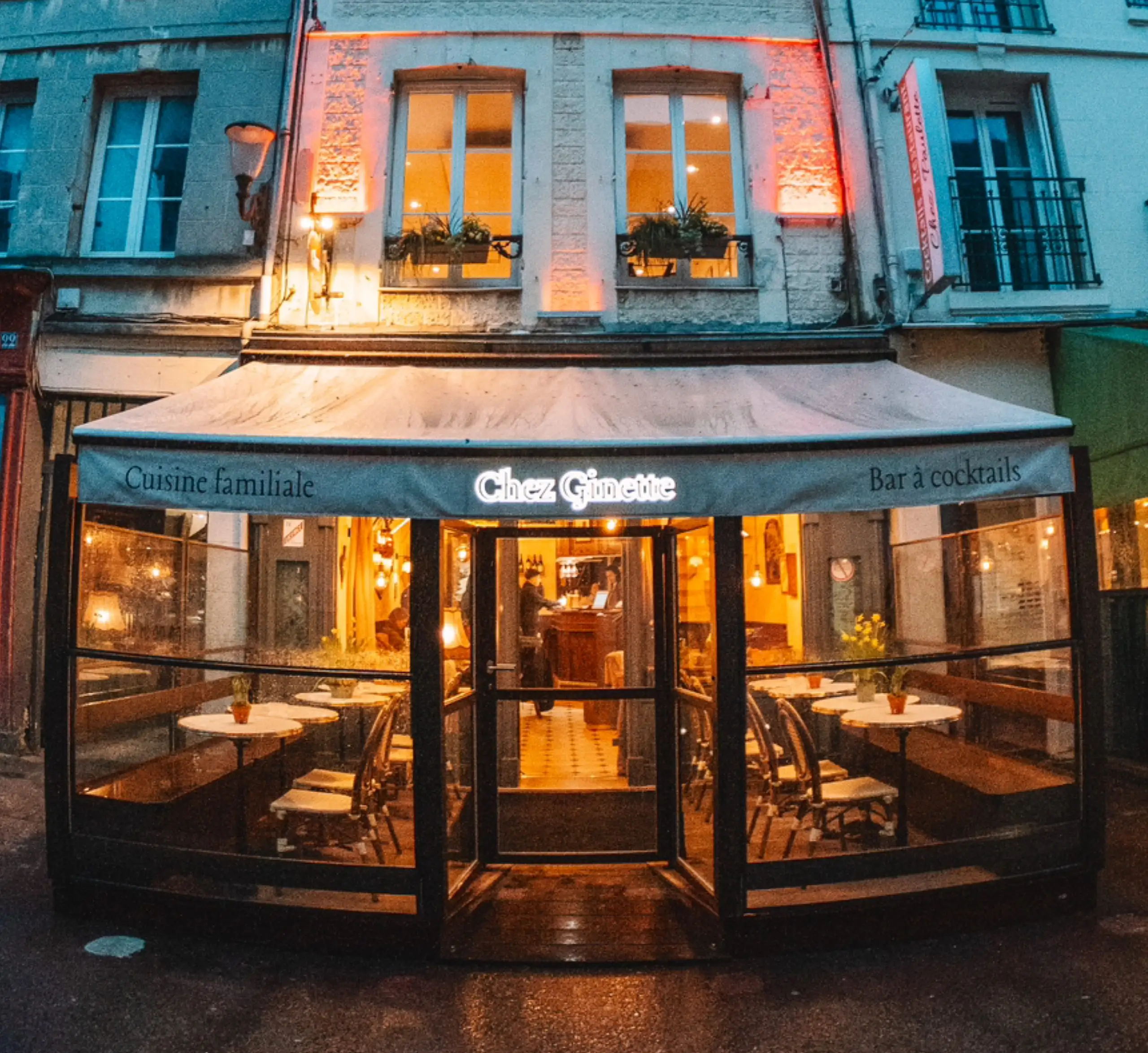 Chez Ginette à Trouville-sur-Mer - Brasserie, Bar à Cocktails & Brunch à Trouville-sur-Mer