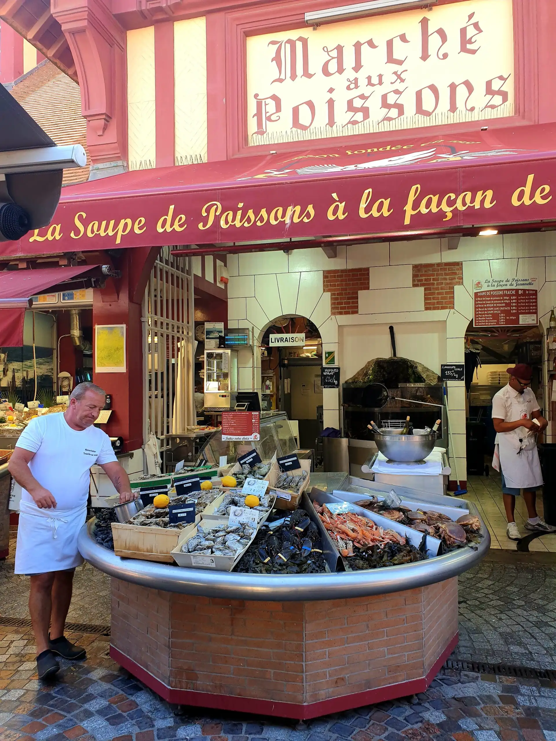Marché aux Poissons à Trouville-sur-Mer