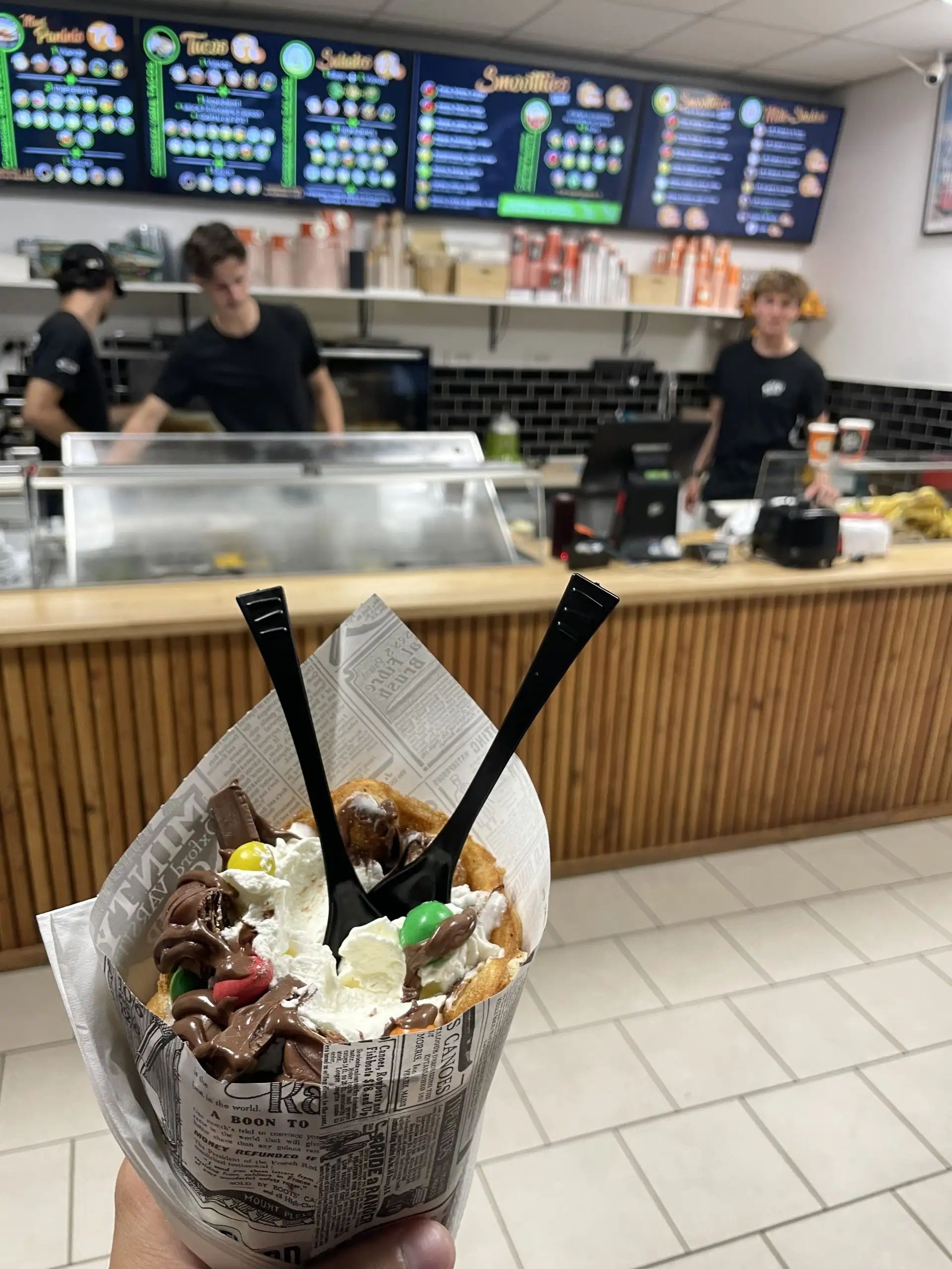 Burger and Waffle à Lacanau