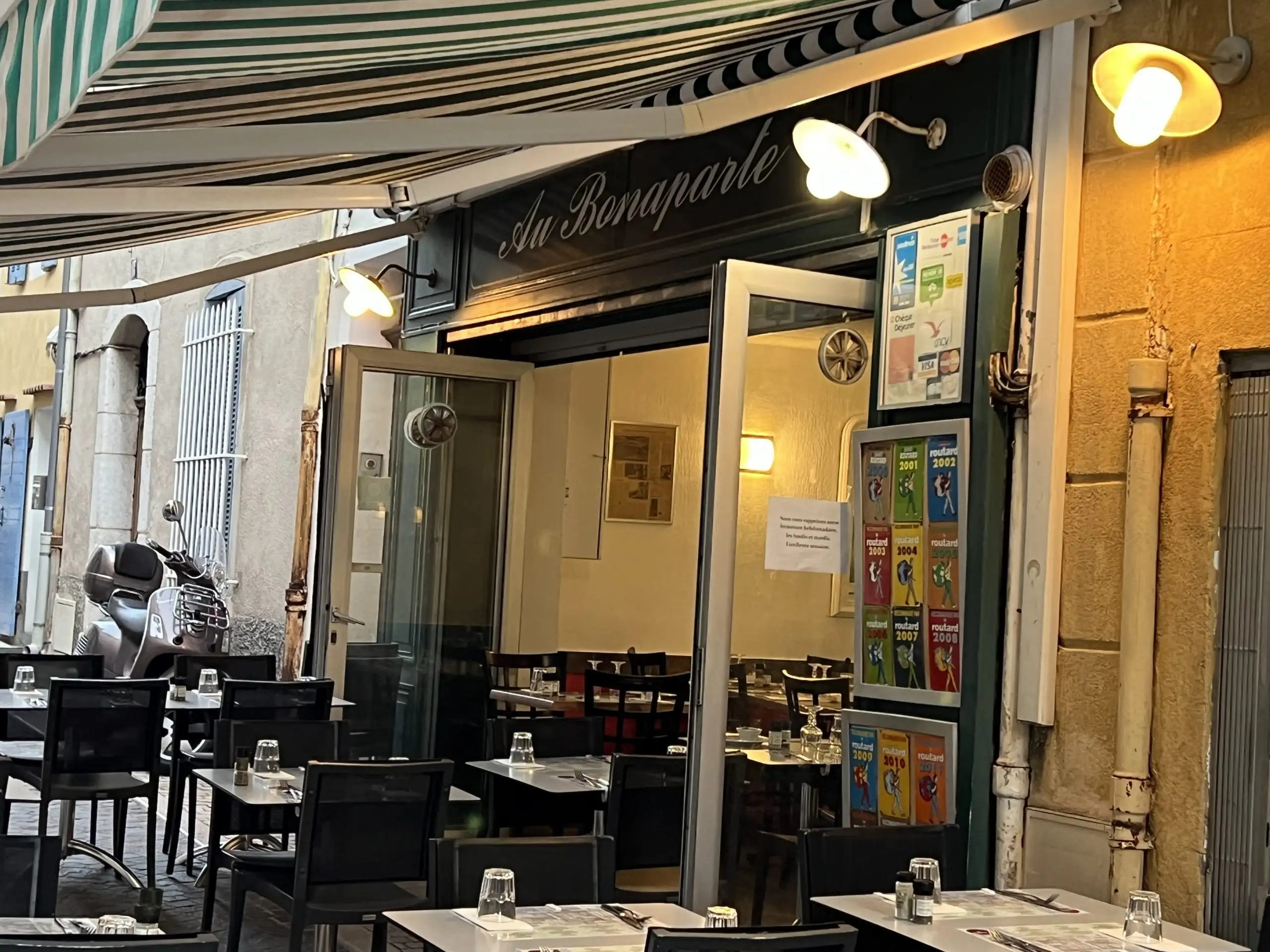 Restaurant Le Bonaparte à Cassis