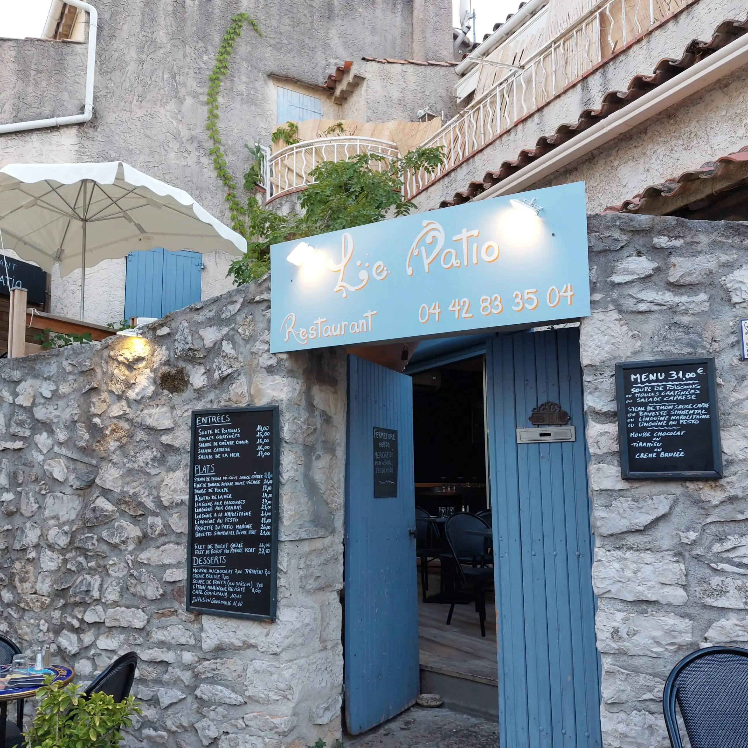 Restaurant le Patio à Cassis