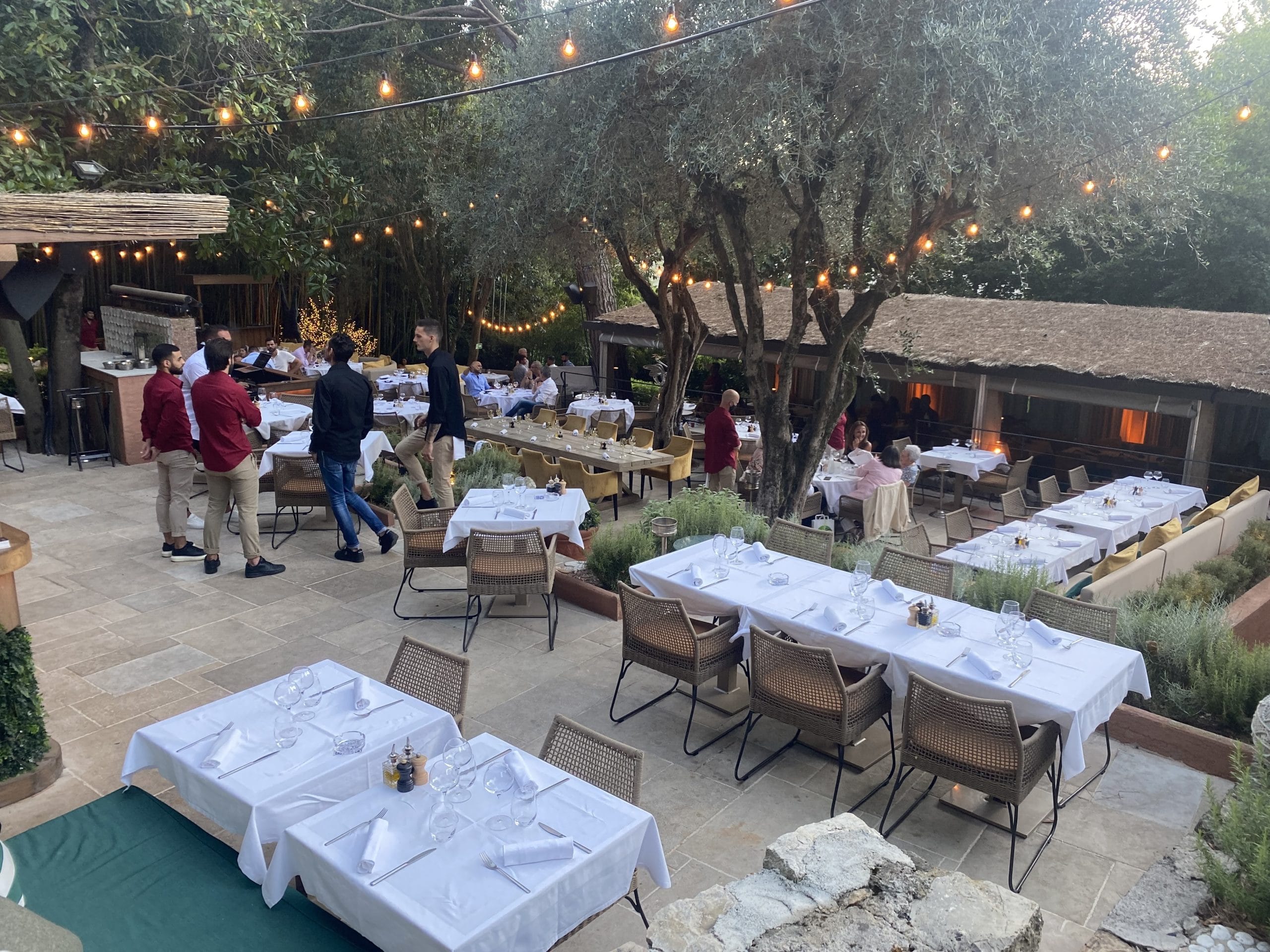 Le patio du moulin de Mougins à Mougins