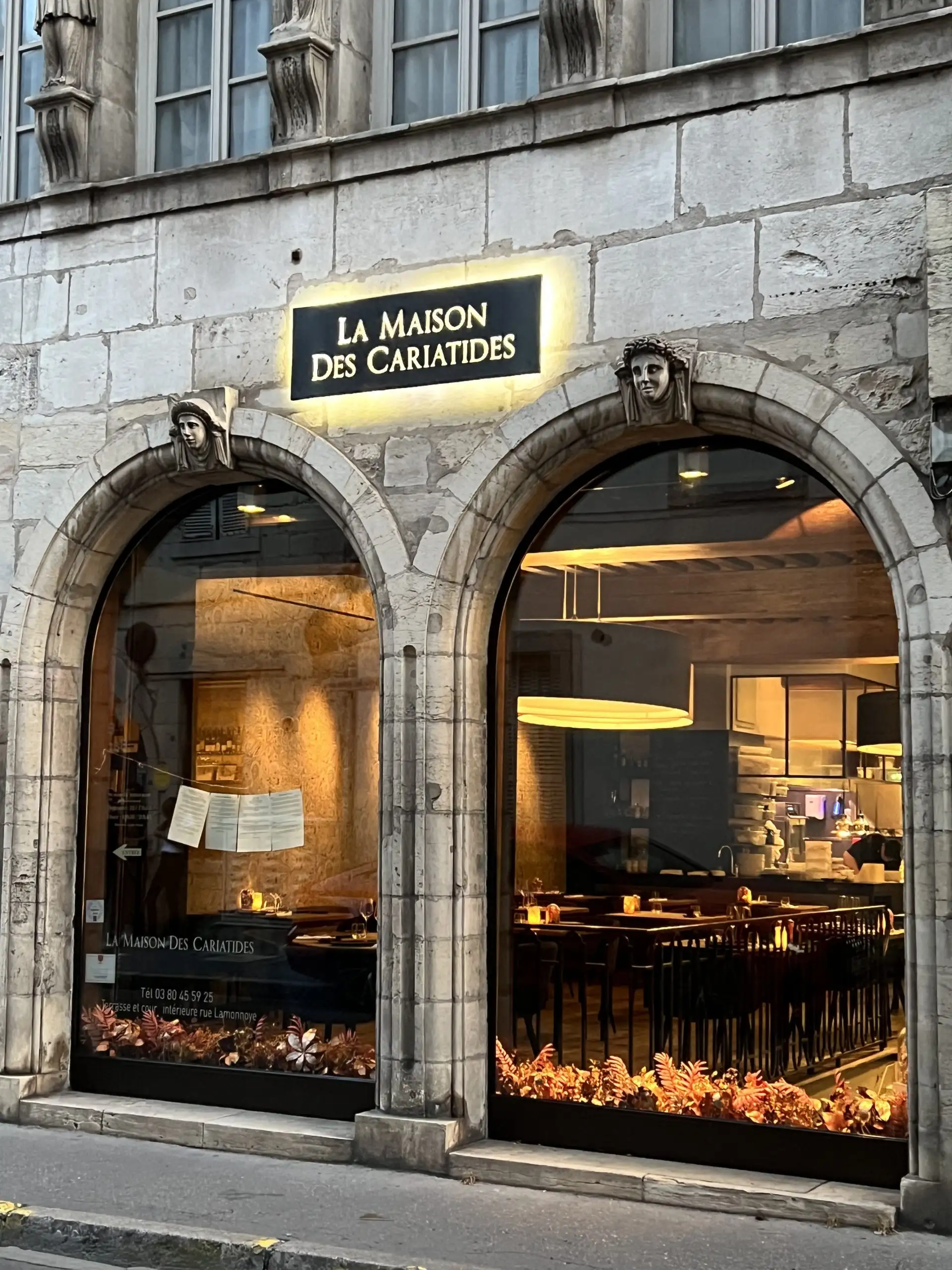 La Maison des Cariatides à Dijon