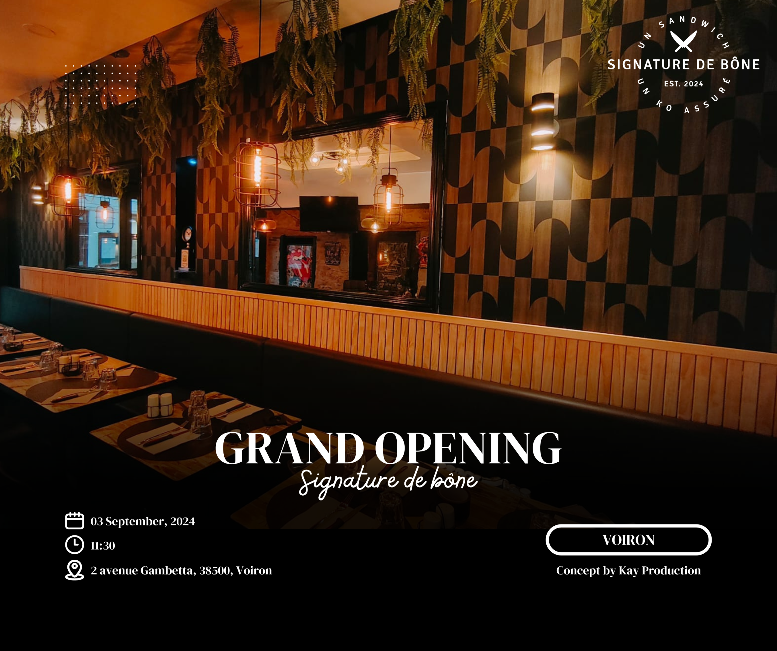 Signature de Bône à Voiron