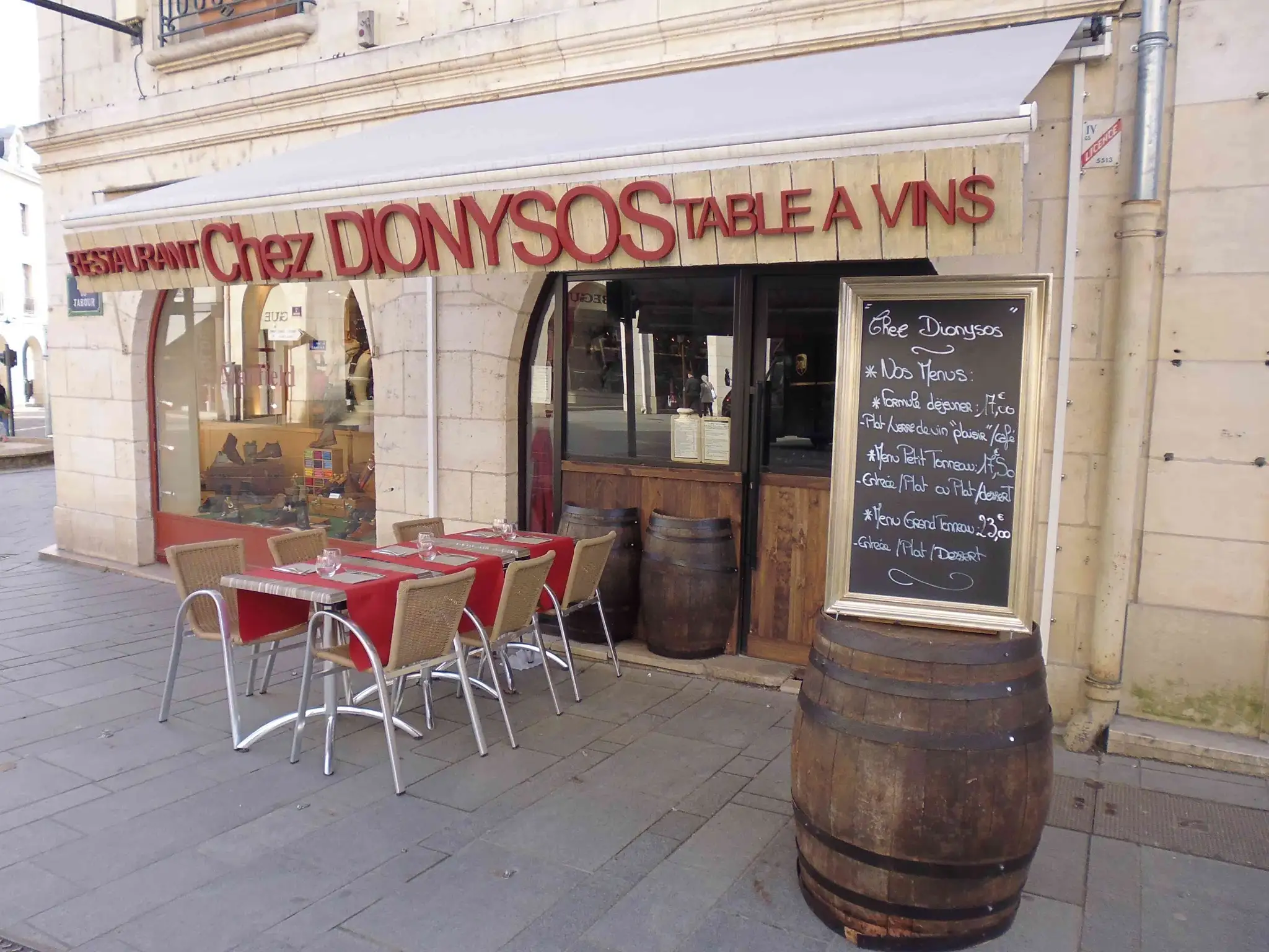 Chez Dionysos à Orléans