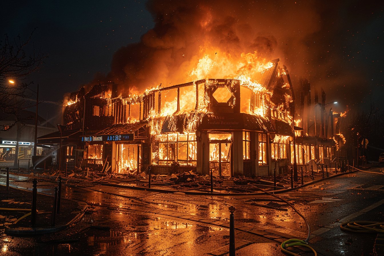 Incendie à Nantes : un restaurant ravagé par les flammes