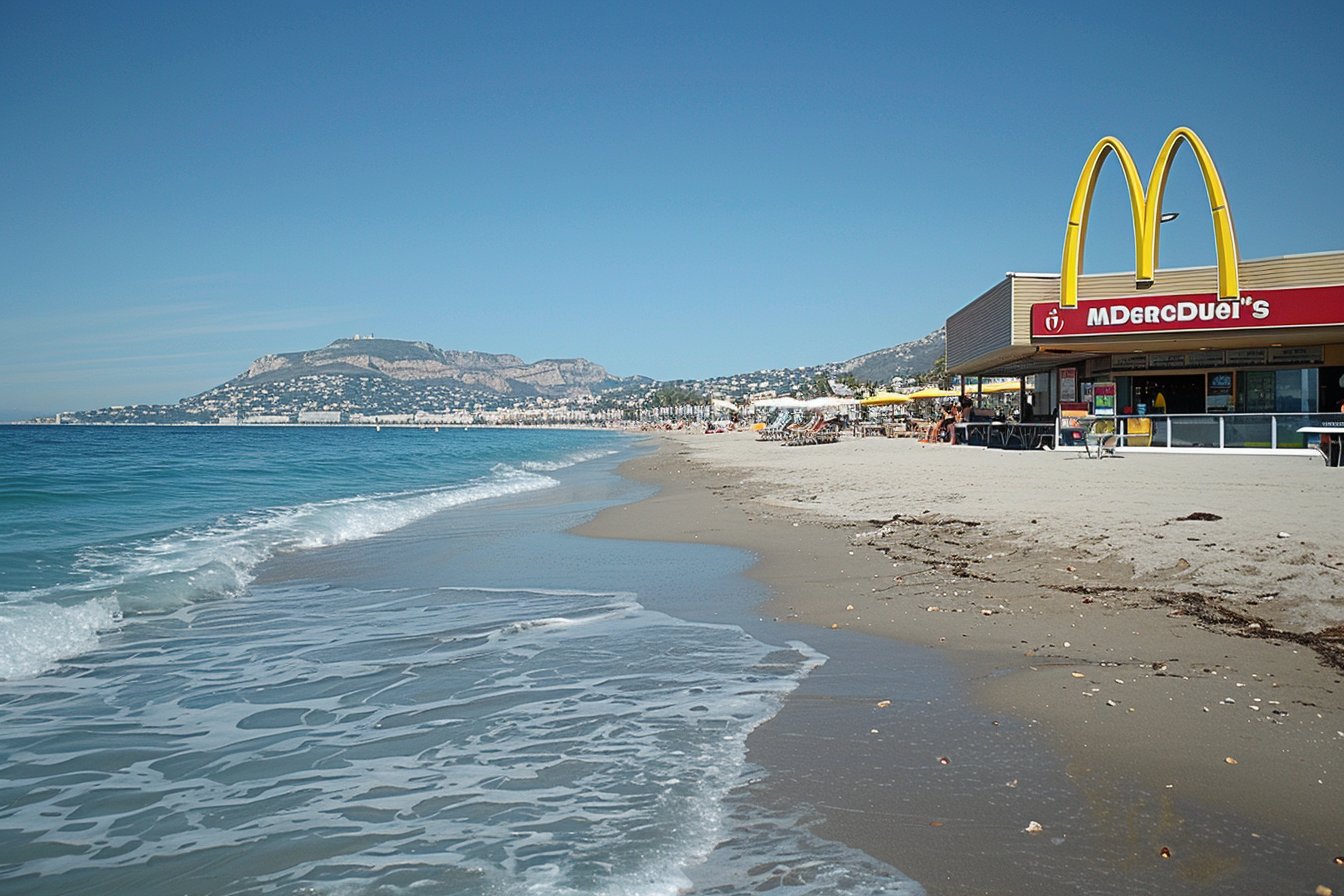 Le seul McDonald's sur une plage de France : retour sur cette histoire étonnante près de Nice