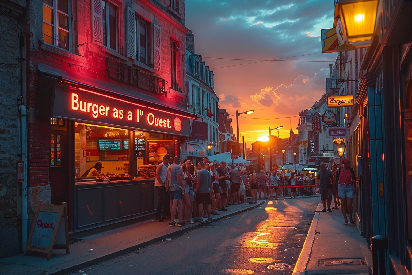 Le Burger à l’Ouest, zone de Lann Guinet, est géré par Mathieu Allain et Quentin Prono.