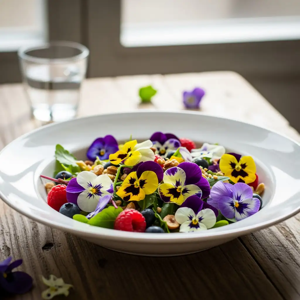 Les pensées : une fleur comestible aux multiples vertus