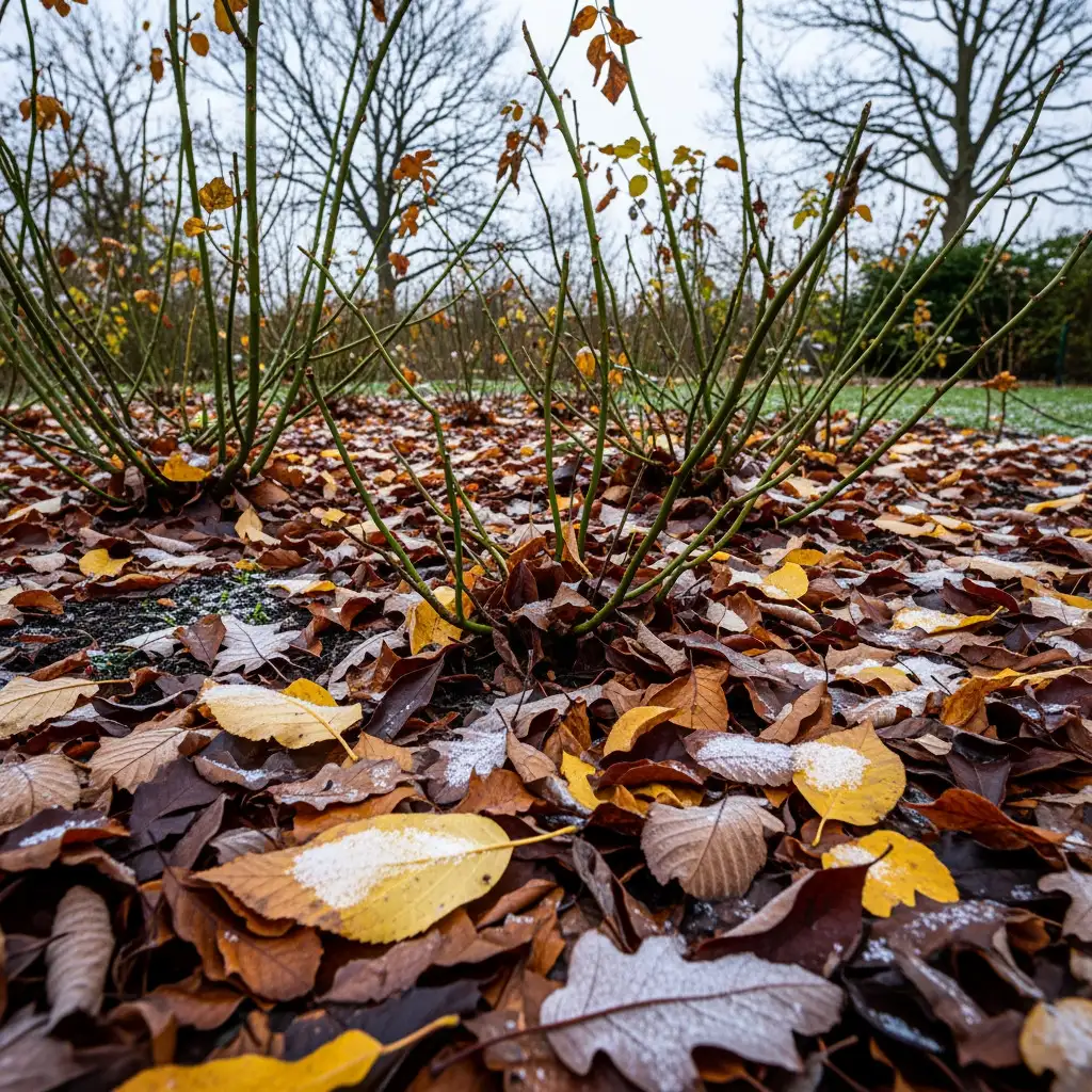 Le Trésor Caché des Feuilles Mortes pour un Jardin Serein en Hiver