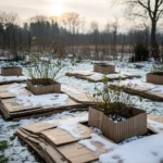 Le Carton Ondulé : Votre Allié Inattendu pour un Jardin Protégé cet Hiver