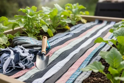 Le Paillage Textile : Une Seconde Vie pour Vos Vêtements au Jardin ♻️