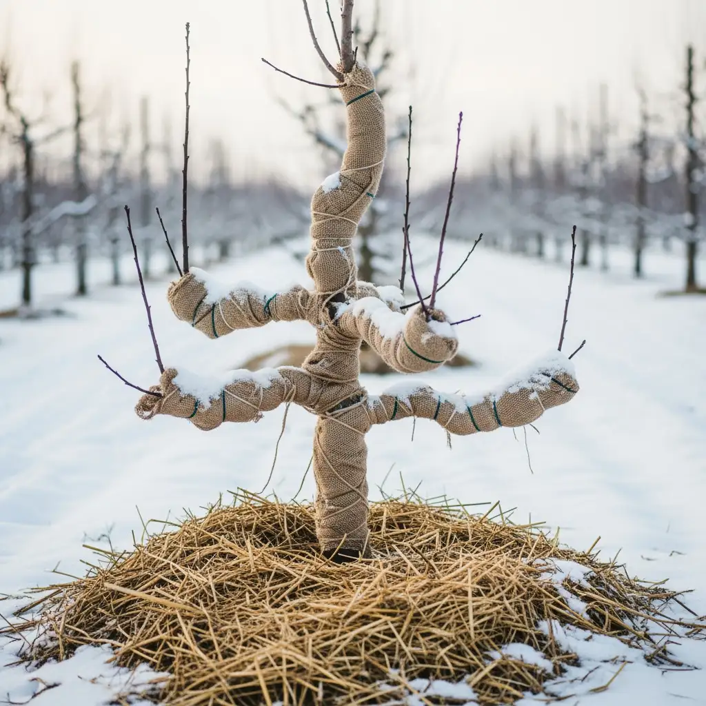 Préserver vos arbres fruitiers des rigueurs hivernales : un geste indispensable