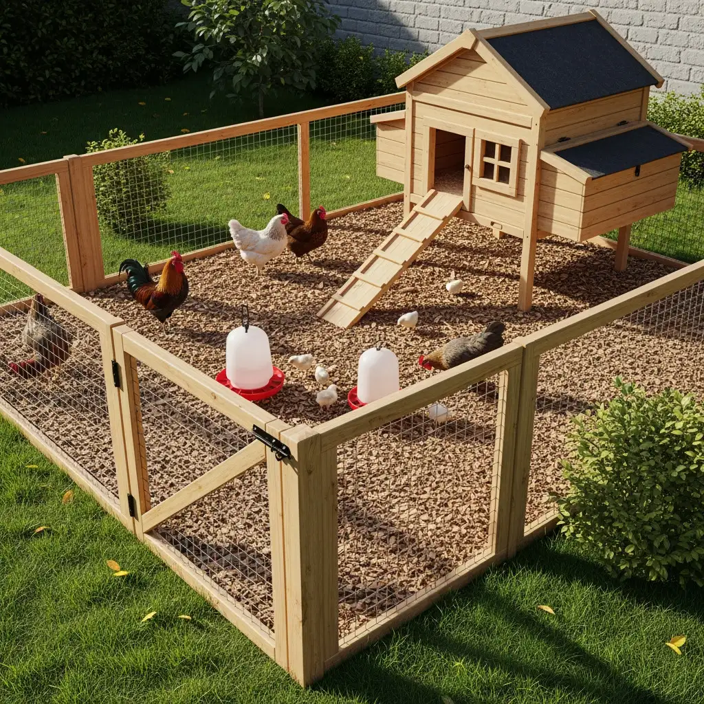 Guide complet pour un enclos de poules sans boue