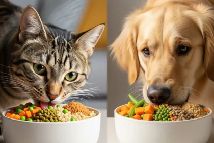 Alimentation Végétarienne et Végétalienne pour Chats et Chiens : Ce qu’il Faut Savoir