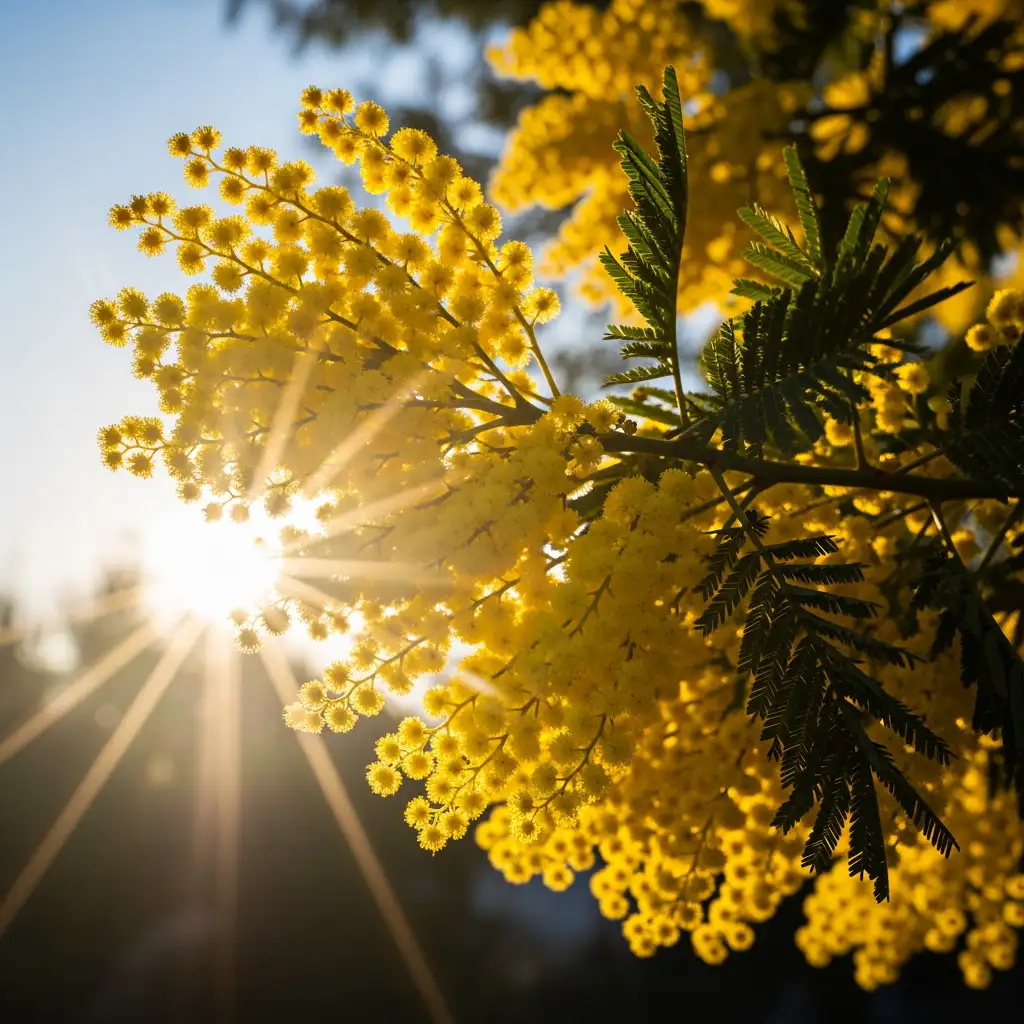 Le Mimosa : Un Rayon de Soleil Doré pour Égayer Votre Hiver