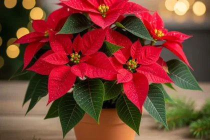Le Poinsettia : Votre Étoile de Noël Scintillante ✨