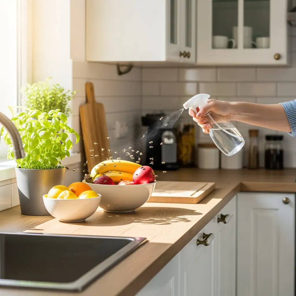 Chasser les mouches de votre cuisine : Solutions naturelles et efficaces