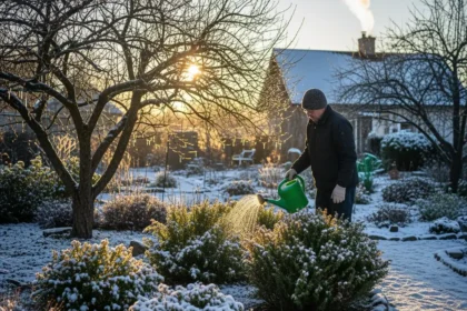 L’Arrosage Hivernal des Plantes : Un Guide Essentiel pour la Survie de Votre Jardin