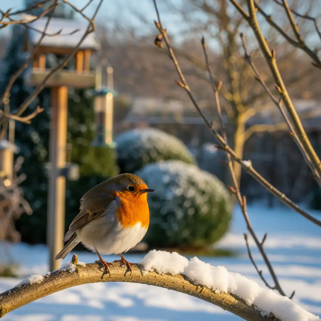 Aider les Rouges-Gorges en Hiver : Nourriture, Abri et Eau