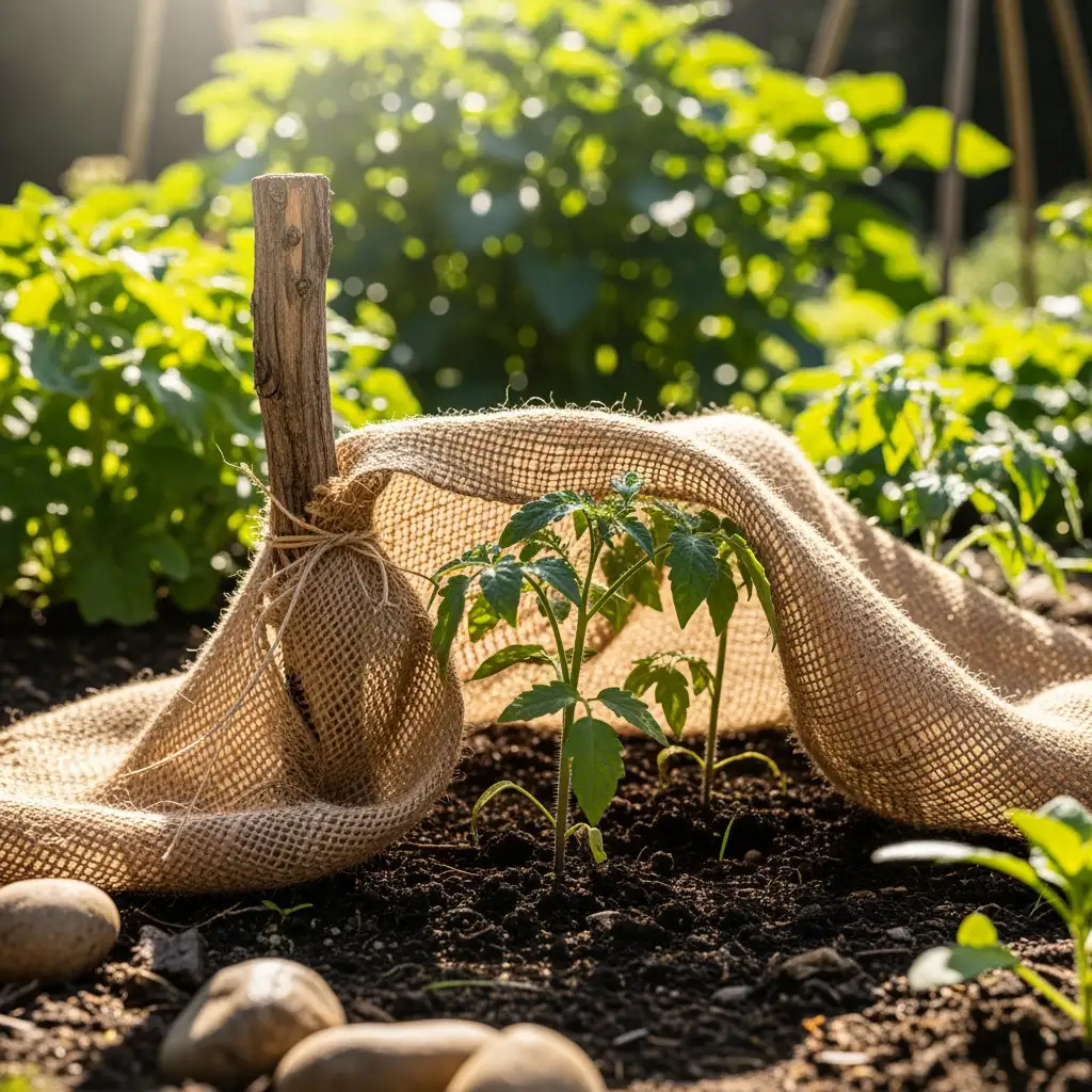 La toile de jute : Un bouclier naturel pour votre jardin