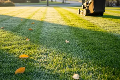 Préparer Votre Pelouse pour l’Hiver : L’Importance d’une Dernière Tonte