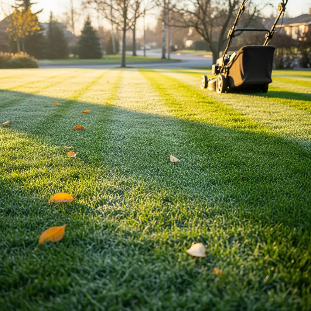 Préparer Votre Pelouse pour l’Hiver : L’Importance d’une Dernière Tonte