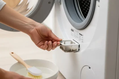 Le geste simple qui prolonge la vie de votre lave-linge et assure un linge impeccable