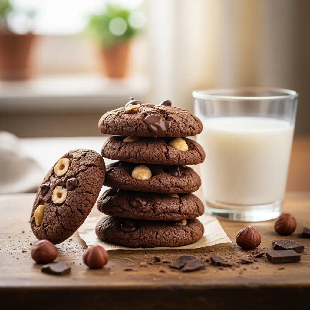 L’irrésistible plaisir des cookies maison choco-noisette