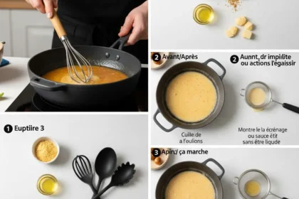 Comment transformer une sauce trop liquide en un délice nappant