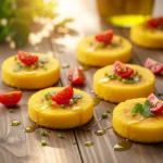 Galettes de Polenta en Fête : L’Éclat du Soleil dans Votre Assiette