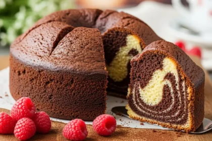 Le Cake Marbré Choco-Vanille : L’Élégance Gourmande Qui Réinvente le Goûter