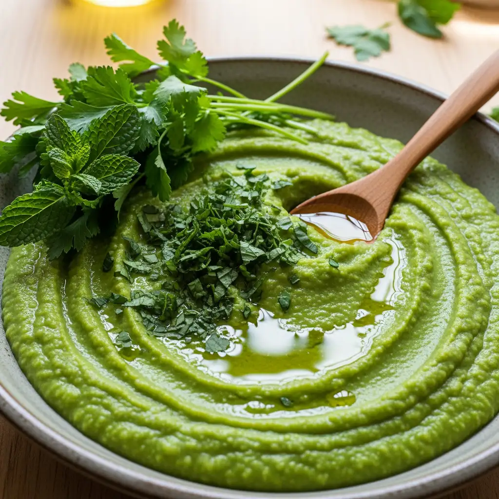 Une Purée de Pois Cassés aux Herbes Fraîches : La Recette Express et Savoureuse de l’Été