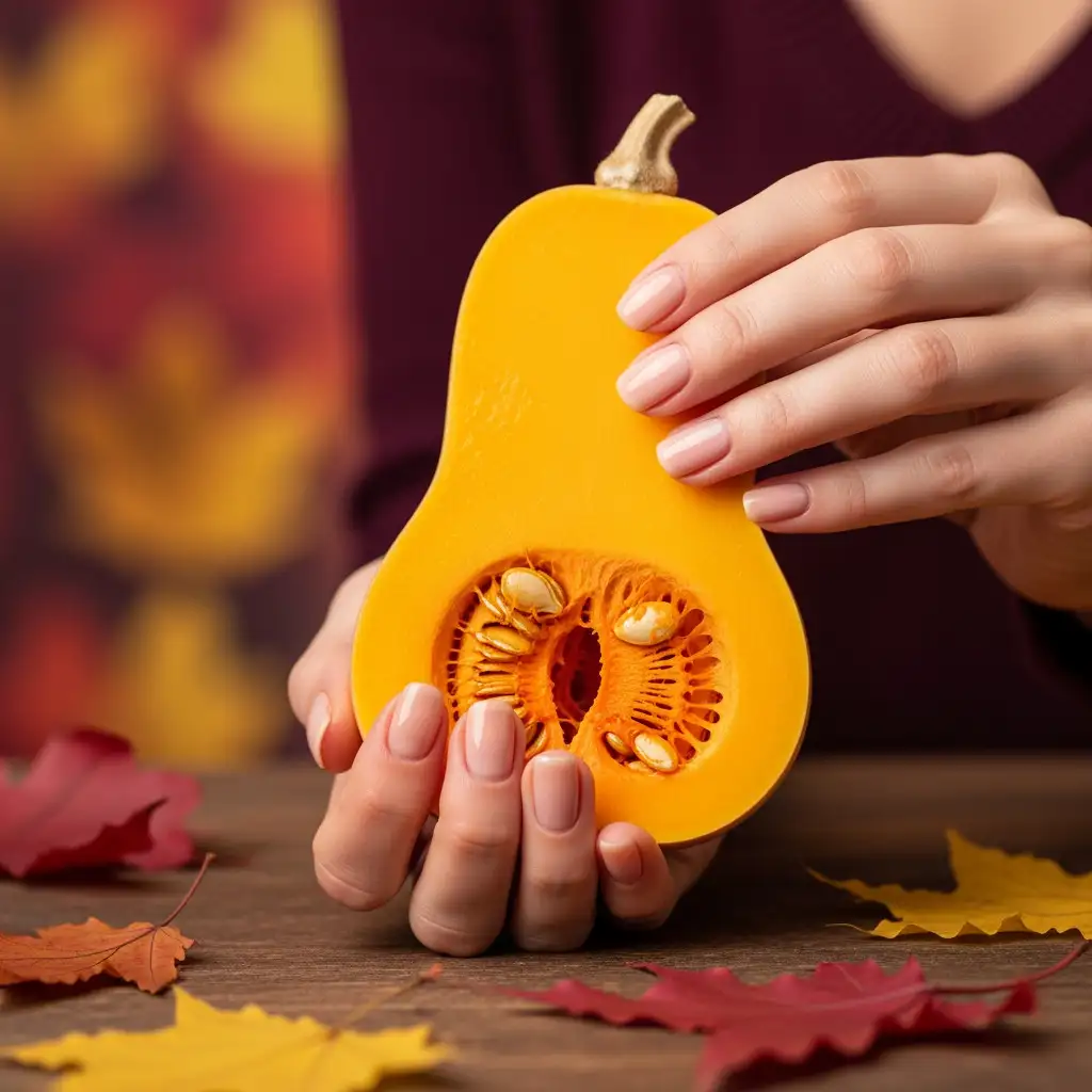 Le secret insoupçonné de l’automne pour des ongles éclatants : la courge à la rescousse