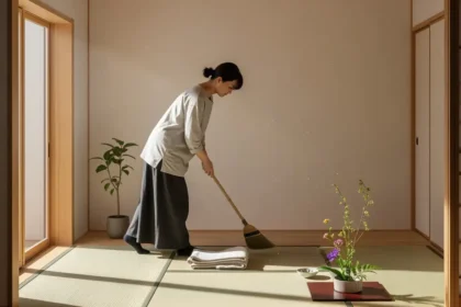 L’Art du Ménage Japonais : Transformer la Corvée en Quête de Sérénité