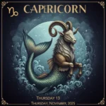 Horoscope du Capricorne pour le Jeudi 13 Novembre 2025