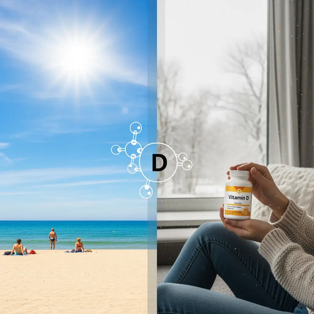 Vitamine D : Faut-il Continuer la Supplémentation Toute l’Année ?