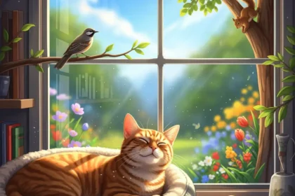 Le Monde Fascinant Vu de la Fenêtre : Le Secret du Bonheur de Votre Chat